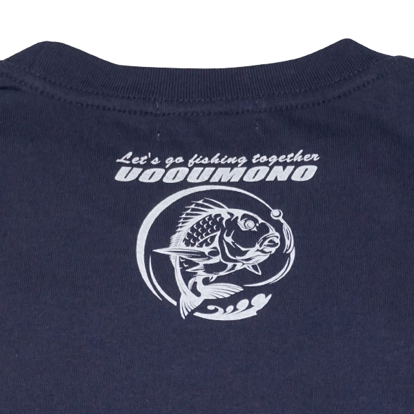 ネイビーTシャツ（マダイ）えり