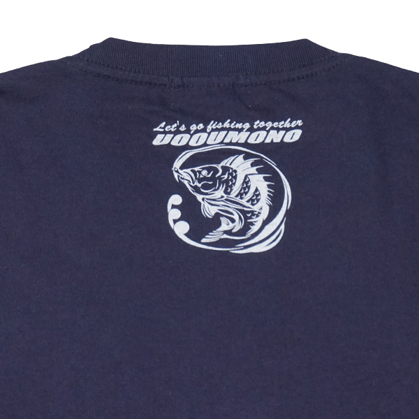 ネイビーTシャツ（クロダイ）えり