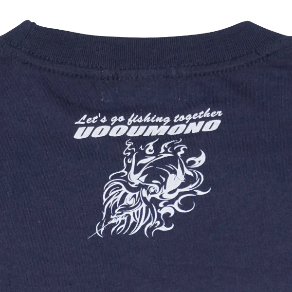 ネイビーTシャツ（アオリイカ）えり