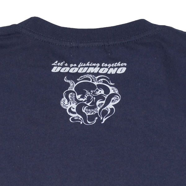 ネイビーTシャツ（タコ）えり