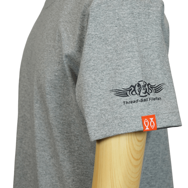 グレーTシャツ（カワハギ）袖