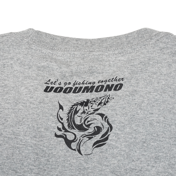 グレーTシャツ（タチウオ）えり